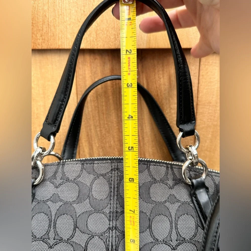 Coach Kelsey Monogram Canvas Purse - Picture 7 of 8